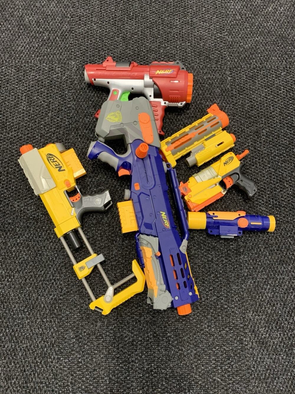 NERF Gun Lot with Accessories
